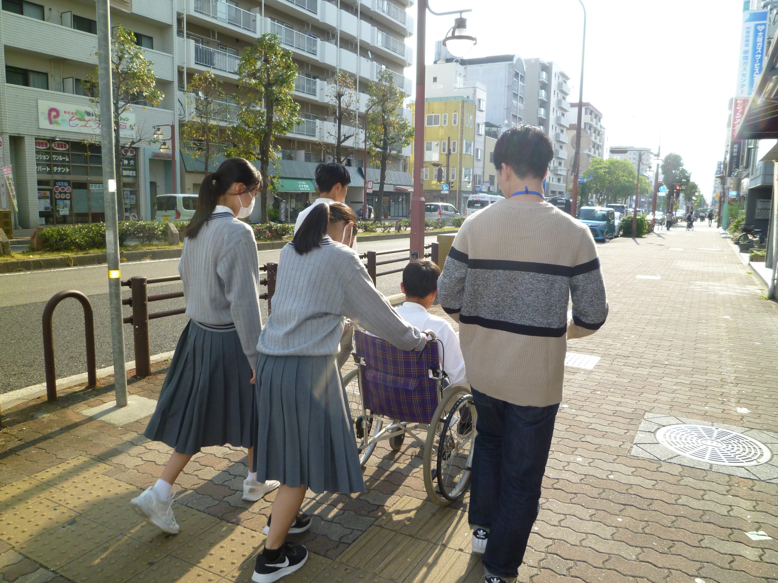 「中学生だからできる！プロジェクト2021」in神戸市立住吉中学校